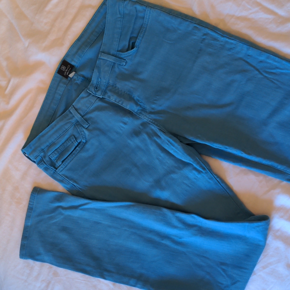 Bright blue Just Black skinny jeans